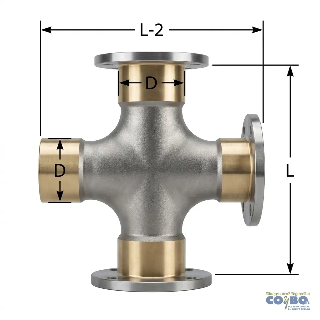 UNION BARRA D=1-15/16 L=7-35/64 (7.547") - Imagen 1